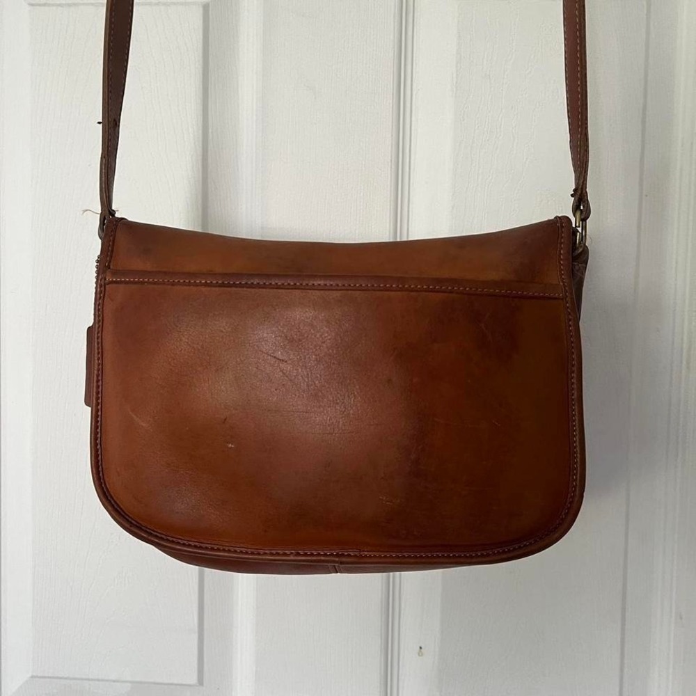 1990s Coach City Bag Leather shoulder bag / crossbody - Picture 4 of 8
